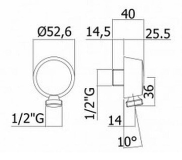 фото ориг. №10, Hansgrohe bathtub set for plaster з cascade