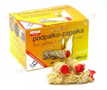 FENIKS Ekopodpałka podpałka-zapałka 12szt.