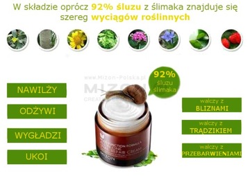 MIZON All In One Snail Repair многофункциональный крем для лица