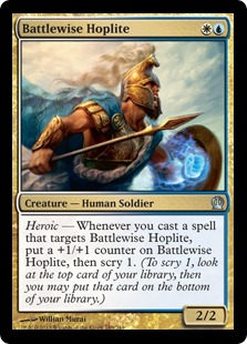 MTG 2x Battlewise Hoplite (Uncommon)