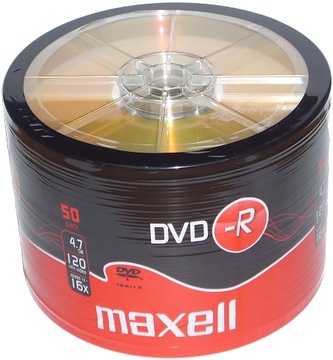 Диски Maxell DVD-R 4,7 ГБ шт. 100 Акция.