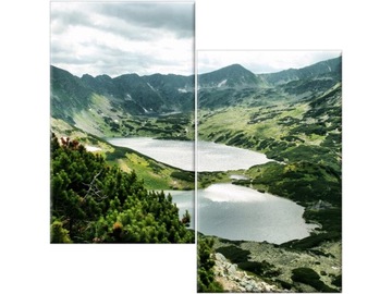 Tatry Dolina pięciu Stawów 60x60 Obraz 2elementowy