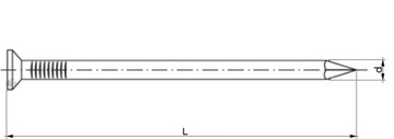 Гвозди строительные 4,0x100мм #ЧЕРНЫЕ# - 5КГ