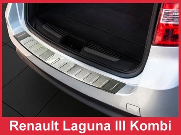 RENAULT LAGUNA 3 COMBI Накладка на задний бампер