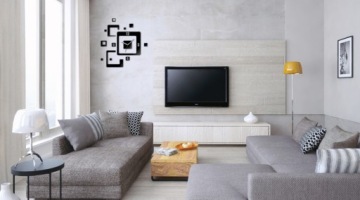 СОВРЕМЕННЫЕ НАСТЕННЫЕ ЧАСЫ ТРИО, БОЛЬШИЕ, 60 СМ, ЦВЕТА