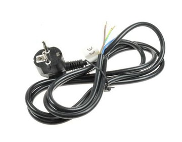 KABEL zasilający wtyk sieciowy CEE 7/7 kątowy
