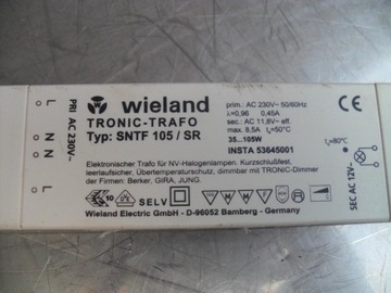 WIELAND TRONIC-TRAFO SNTF 105/SR