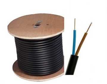 Kabel ziemny ,przewód YKY 2x1 100mb.hurtownia 4839