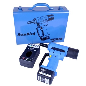 Аккумуляторный заклепочник GESIPA ACCUBIRD 14,4 В/2,0 Ач