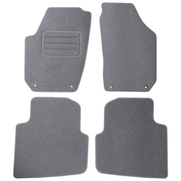 Skoda Roomster 2006-2015 DYWANIKI SZARE CARMAT