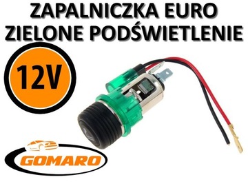 АВТОЗАЖИГАЛКА, ВИЛКА С ПОДСВЕТКОЙ + ЕВРОРОЗЕТКА 12В