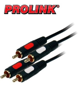 КАБЕЛЬ 2 RCA — 2 x RCA АУДИО CINCH GOLD PROLINK CLASSIC CL 427 1,8 м