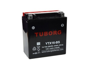 Akumulator Tuborg YTX16-BS 12V 14Ah 240A