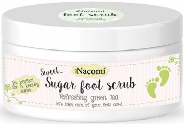 Nacomi Naturalny Peeling Stóp Zielona Herbata 125g