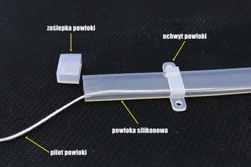 Водонепроницаемый профильный силиконовый чехол для светодиодов 12 мм IP68