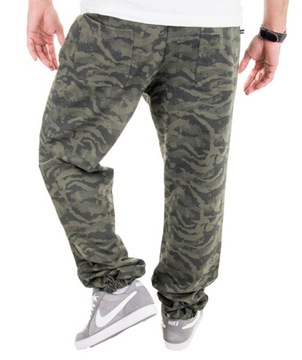 Spodnie Męskie Dresy Army Moro Joggery Baggy XL