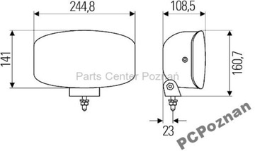 ГАЛОГЕН ДАЛЬНЕГО ДИАПАЗОНА + АРТИКУЛ HELLA JUMBO 320 FF[0866417]