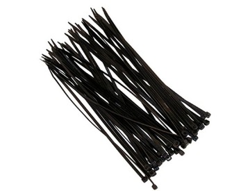 Opaski zaciskowe czarne UV 30cmx3,6mm 100szt. .404