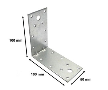 KĄTOWNIK ŁĄCZNIK Z PRZETŁOCZENIEM 100x100x50