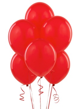 Balony Lateksowe Pastelowe CZERWONE Wesele Chrzest Ślub 12 cali 25szt.