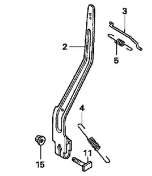 Пружина регулятора HONDA GX100 16562-Z0D-000