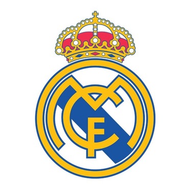 Naklejki piłkarskie FC REAL MADRYT na ścianę 100cm