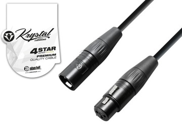 Mikrofonowy Adam Hall S4 KRYSTAL XLR-XLR CANON 0,5