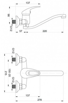 НАСТЕННАЯ РАКОВИНА FACTER JOWISZ HYDROLAND B384