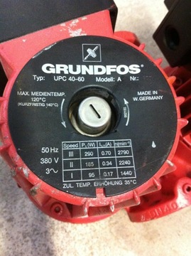 Циркуляционный насос Grundfos UPC 40-60 / UPSD 40-60/2F