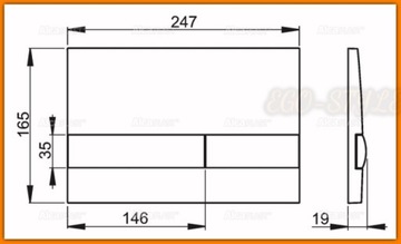 AlcaPLAST Кнопка хром глянцевая/матовая M1713 Delfin