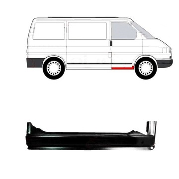 PRÓG POD DRZWI PRZEDNIE VW TRANSPORTER T4 PRAWY