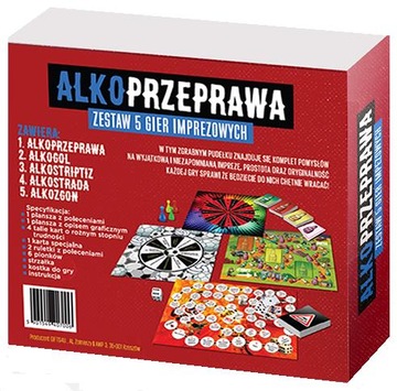 ИГРА «АЛКОГОЛЬНАЯ ВЕЧЕРИНКА 5 В 1» Алкогольный подарок