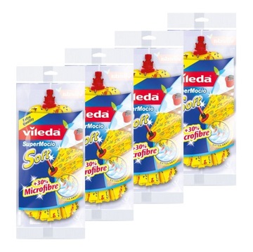 Wkład do mopa paskowego Vileda Mocio Soft 4 sztuki
