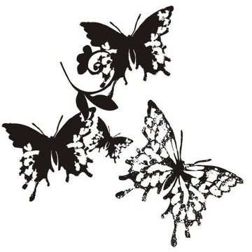 Naklejka na ścianę ścienna - Motylkowa fantazja 6