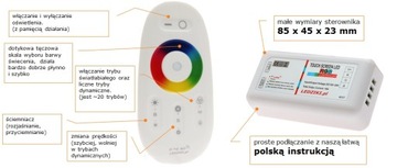 ZESTAW Led 5m 300 diod SMD 5050 Taśma RGB Ster PIL