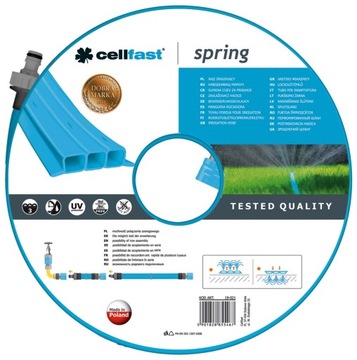 WĄŻ ZRASZAJĄCY SPRING 15M 19-022 TRZYKANAŁOWY