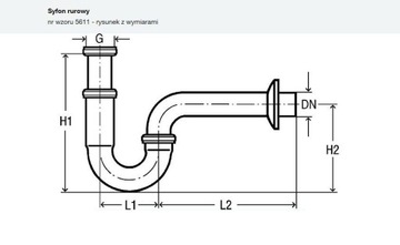 ПОЛУСИФОН ДЛЯ РАКОВИНЫ VIEGA TUBE 305 611 (5611)