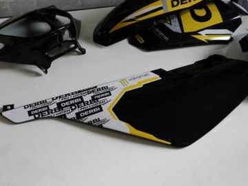 DERBi Senda X-Treme naklejki okleina X-Race żółta