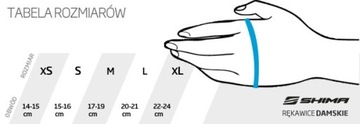 Rękawice DAMSKIE SHIMA MODENA Warszawa FIRMOWY XS