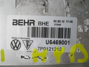 CHLADIČ CHLADIČE VW TOUAREG 7P0 11R 3.0 FSI
