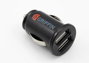 АВТОМОБИЛЬНОЕ ЗАРЯДНОЕ УСТРОЙСТВО GRIFFIN 2.1A 2 x USB FV 24ч