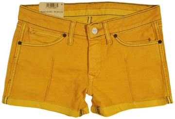 WRANGLER spodenki low JEANS yellow LIA SHORT W28