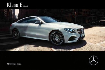 Mercedes Klasa E Coupe prospekt 2016 polski