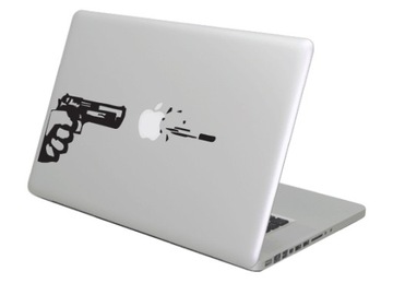 Naklejka na Macbooka Apple 11-17'' - GUN