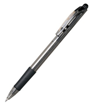 Ручки автоматические PENTEL, ЧЕРНЫЕ, 0,7 мм, ручки, набор из 10 шт.