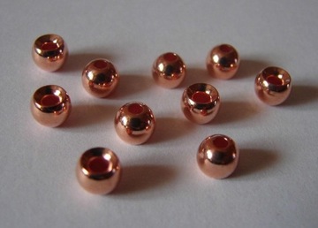 KORALIKI MOSIĘŻNE COPPER 2 mm 10 sztuk