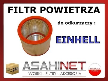 ФИЛЬТР ДЛЯ ПЫЛЕСОСА EINHELL BT-VC,RT-VC,DUO/INOX