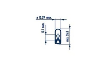 ŻARÓWKA W5W 12V NARVA 17177