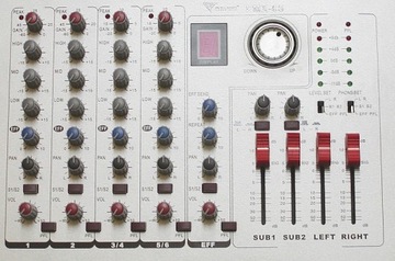 Powermixer PMX-6S AZUSA 6-КАНАЛЬНЫЙ МИКСЕР 2x210 Вт