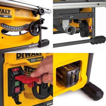 Дисковая пила DeWalt, 0 Вт 30 мм, Настольная пила DeWalt, DCS7485T2, FlexVolt.